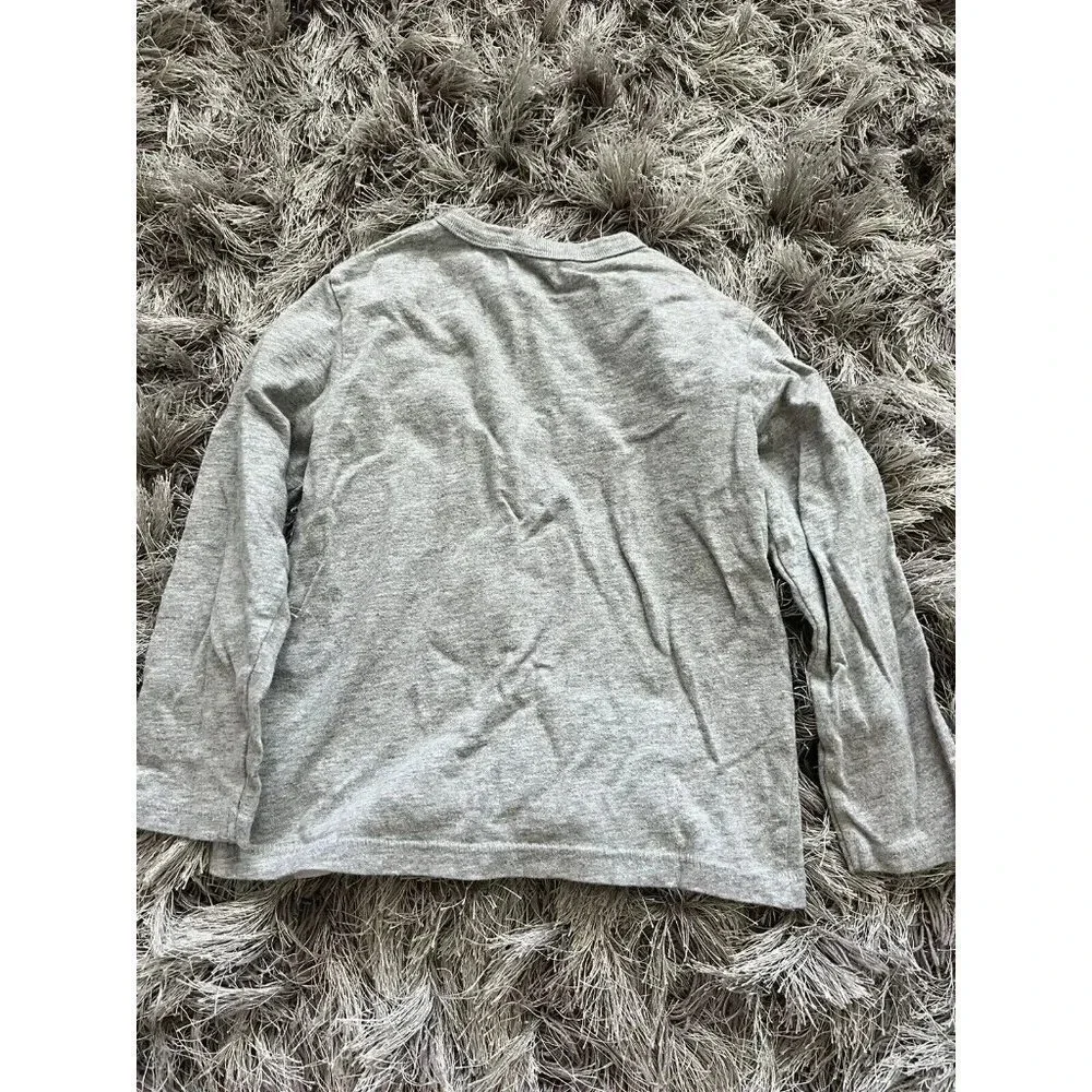 Gap Kids Boys Long Sleeve Gray Shirt